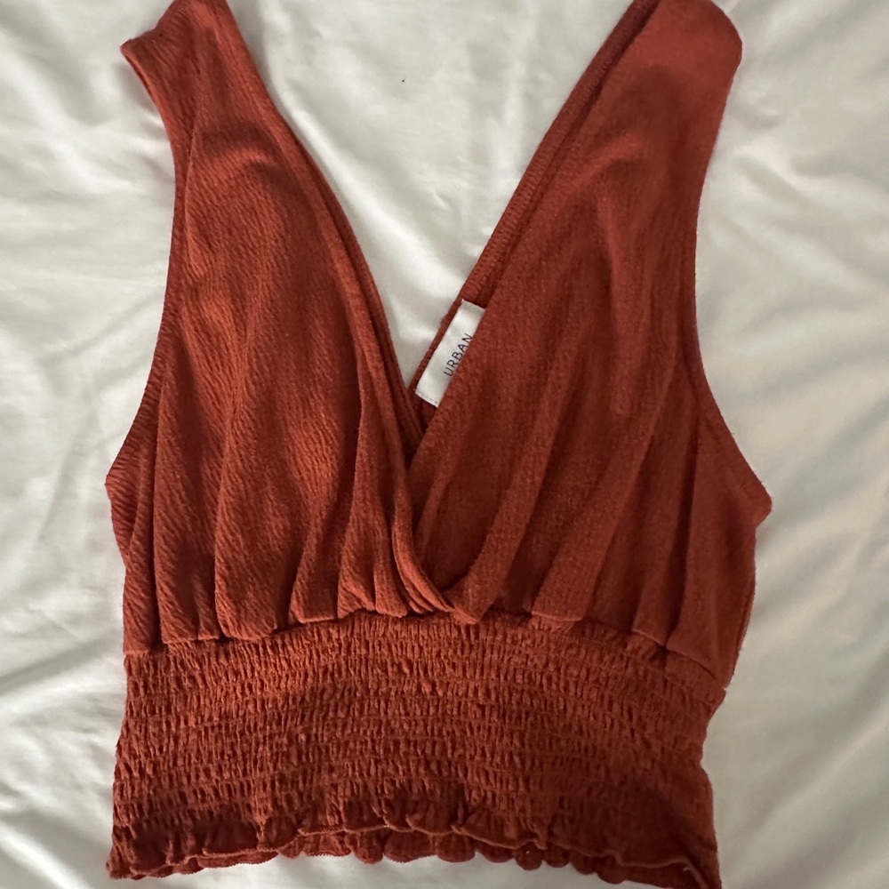 Urban Outfitters Rust Crop Top